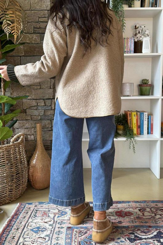 Wilbur Boucle Jacket Camel -/6=